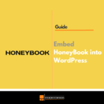 Embed HoneyBook into WordPress