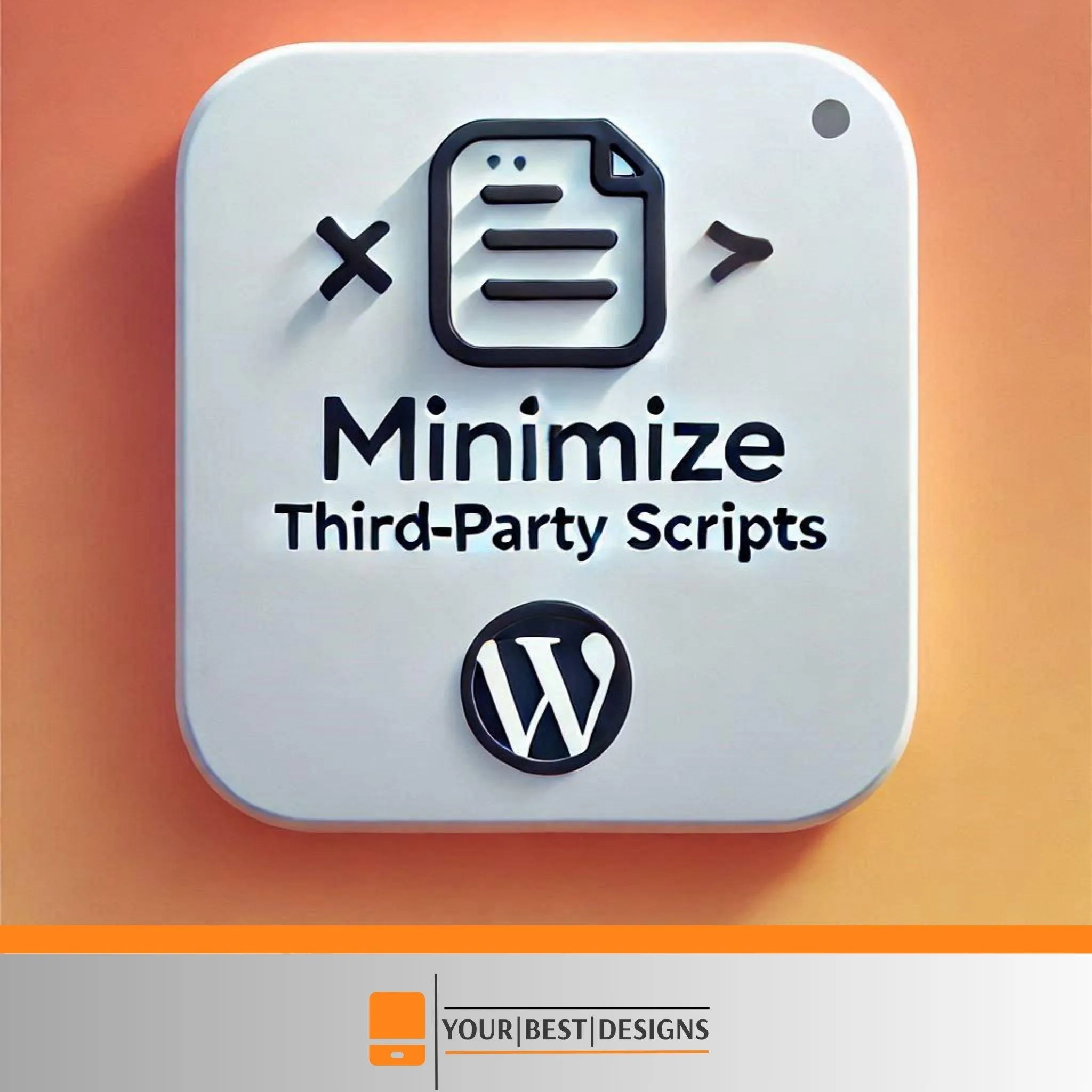 Minimize third party scripts